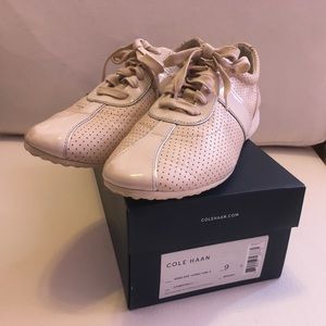 Cole Haan Leather Perforated Bria Grand Sneaker